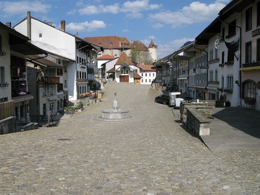 Gruyere medival town